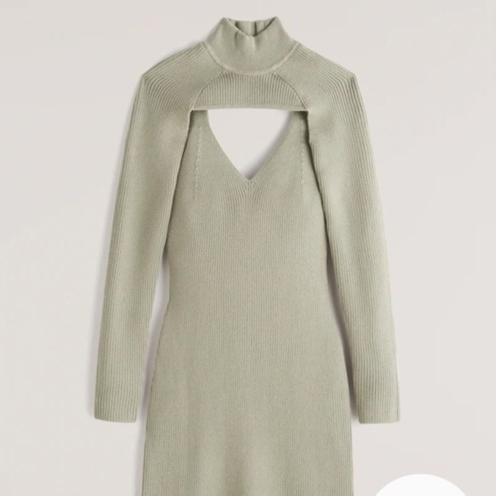 NWT Abercrombie Mini Sweater Dress and Mockneck Shrug Set